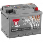  Аккумулятор  YUASA YBX5075  60Ah  620 A    242/175/190 
