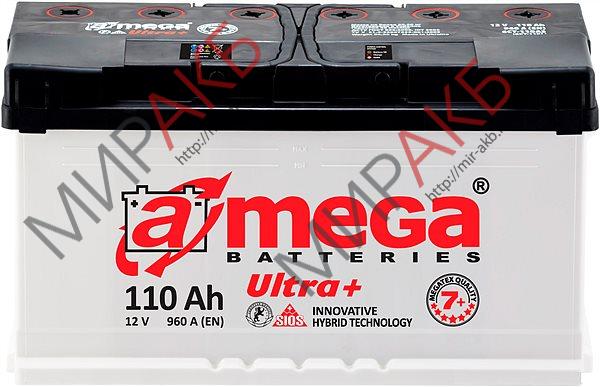 Аккумулятор Amega М7 ultra+ 110Ач   960 A  393/175/190  