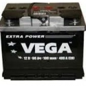 Аккумулятор VEGA  6CT 60Ah 480a 242/175/190