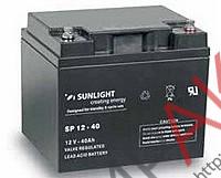  Aккумуляторы-технологии AGM SUNLIGHT SP12-40  12V 40A    