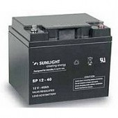  Aккумуляторы-технологии AGM SUNLIGHT SP12-40  12V 40A    