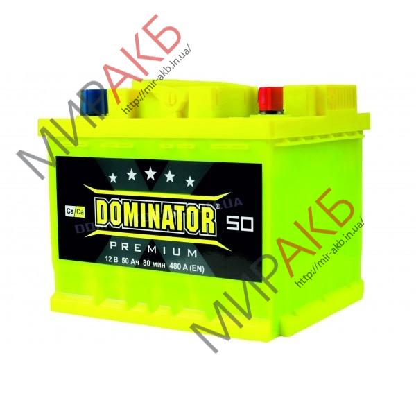  Аккумулятор DOMINATOR PREMIUM 6CT 50Ah 480A 207/175/175 
