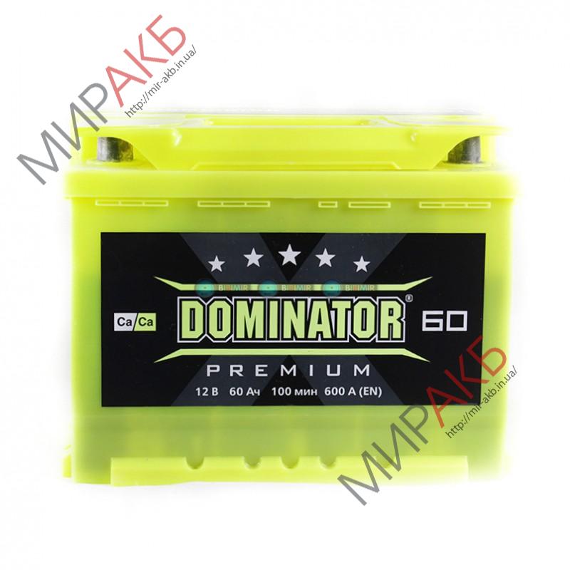 Аккумулятор DOMINATOR PREMIUM 6CT 60Ah 600A 242/175/190