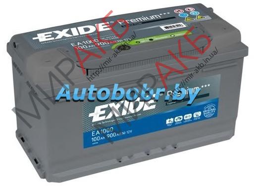 Аккумулятор EXIDE  100Ач  900 A  353/175/190   