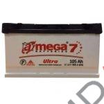 Аккумулятор  amega ultra м7   6СТ- 105Ah   960A  352/175/190 