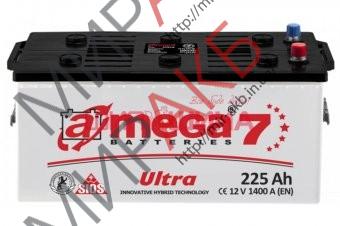 Аккумулятор  amega ultra м7 6СТ- 225Ah   1400A  518/275/242