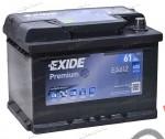 Аккумулятор EXIDE 62Ач   540 A  242/175/190 