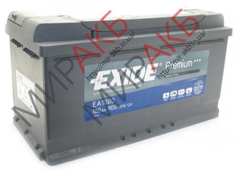  Аккумулятор  EXIDE 95Ач STAERT-STOP AGM  850А  295/176/190      