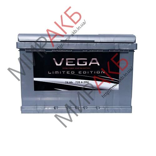 Аккумулятор Vega PREMIUM 6CT-74Ah 720A 276/175/190   