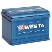 Аккумулятор WESTA  74Ah   720A  278/175/190  